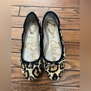 Sam Edelman leopard flat shoes